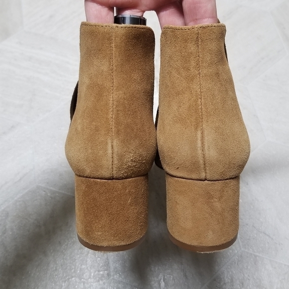ABLE Joselyne Tobacco Suede Leather Boho Western Cowgirl Ankle Boots Booties 9.5 - Picture 6 of 11